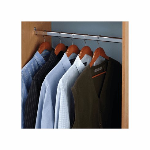 Oval Closet Rod - Matte Nickel